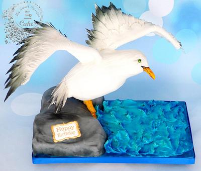 Seagull of Brighton - Cake by Beata Khoo