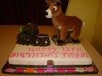 Girls Deer Hunting Birthday Cake - Cake by Dana
