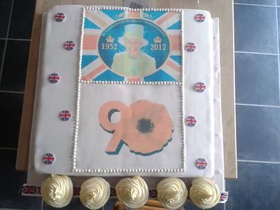 jubillee cake 16" by 16" - Cake by kerry
