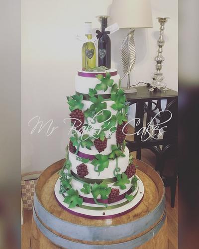 Vineyard Wedding - Cake by Mr Baker's Cakes