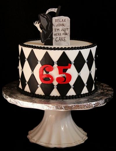 John's 65th - Cake by SweetdesignsbyJesica
