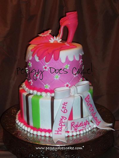 Ryleigh's High Heel Cake - Cake by Peggy Does Cake