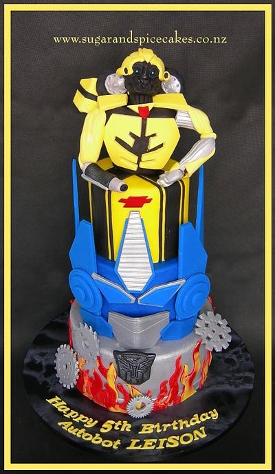Transformers Cake - Cake by Mel_SugarandSpiceCakes