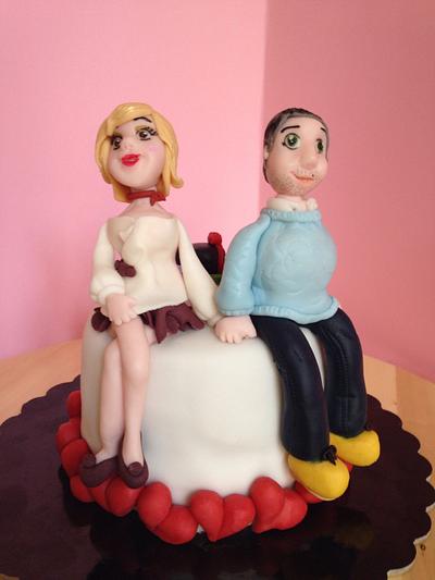 Love is... - Cake by Nennescake
