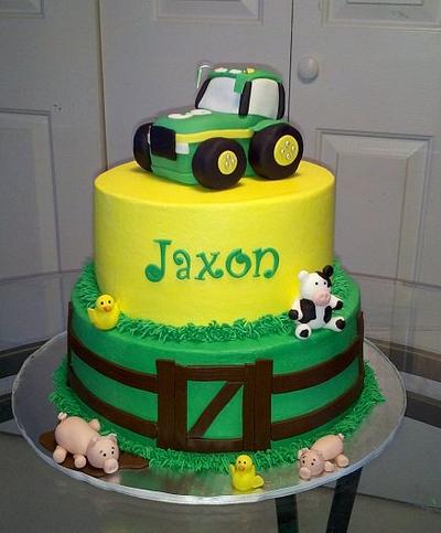 John Deere Tractor Cake - Cake by Kimberly Cerimele