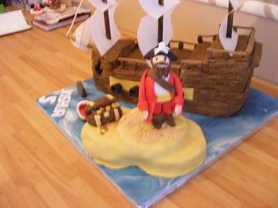 pirate ship - Cake by harvey