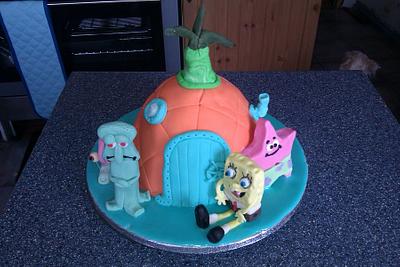 spongebob and friends - Cake by ann wild