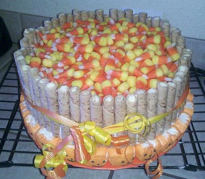 Candy corn cake - Cake by Miranda Murphy 