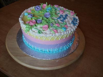 grand ma's basket  - Cake by Landy's CAKES