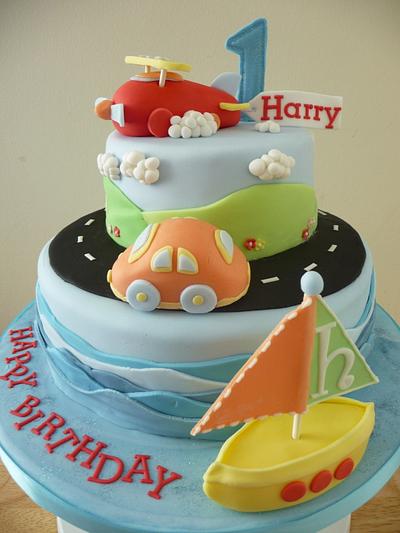 Transport Birthday cake - Cake by Niki B