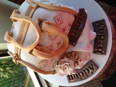 Louis Viutton purse - Cake by The Whisk by Karla 