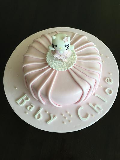 Hello kitty baby shower cake - Cake by Sarah AnnCherian
