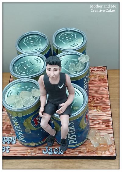 Six Pack Gym Goer cake  - Cake by Mother and Me Creative Cakes
