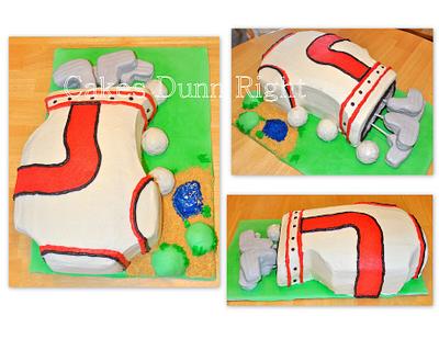 Golfing - Cake by Wendy