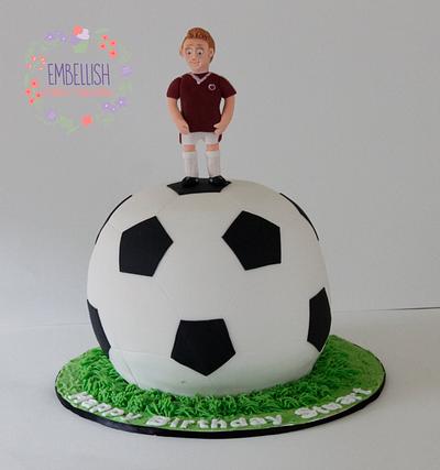 Football Fan - Cake by Embellishcandc