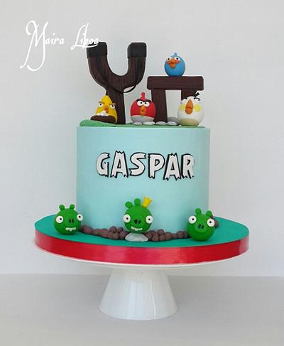 Angry Birds - Cake by Maira Liboa