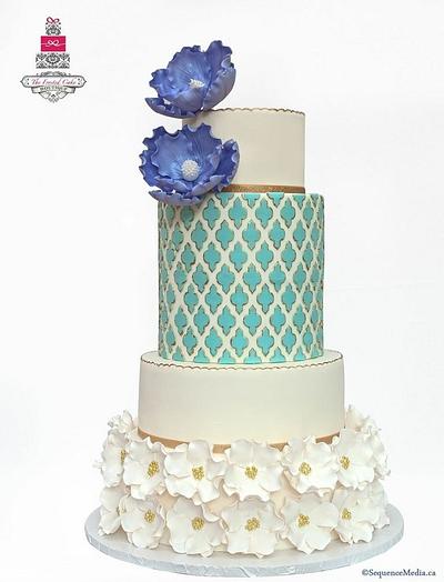 {Moroccan Majesty} Wedding Cake - Cake by Esther Williams