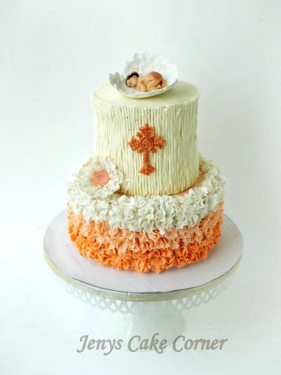 Baptism cake. - Cake by Jeny John