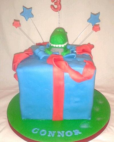 Gift boxed Rex - Cake by mrsmerrymaker