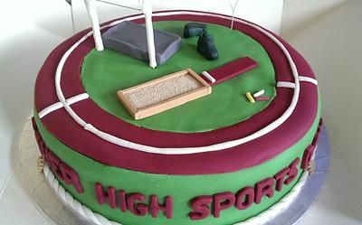 school sports day  - Cake by Tracycakescreations