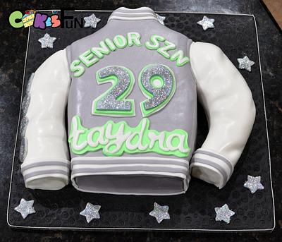 Letter Jacket - Cake by Cakes For Fun