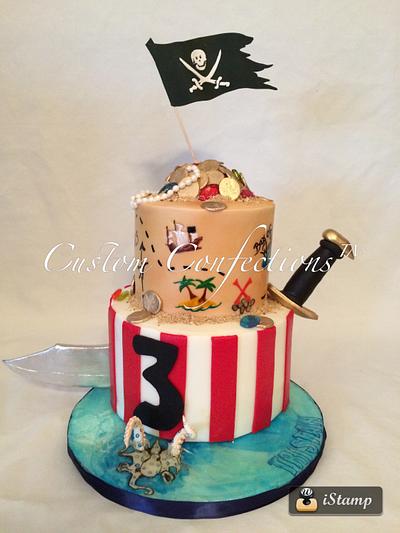 Pirate Cake - Cake by KerrieA