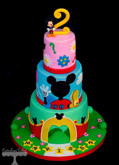 Mickey Mouse Clubhouse Cake  - Cake by Cuteology Cakes 
