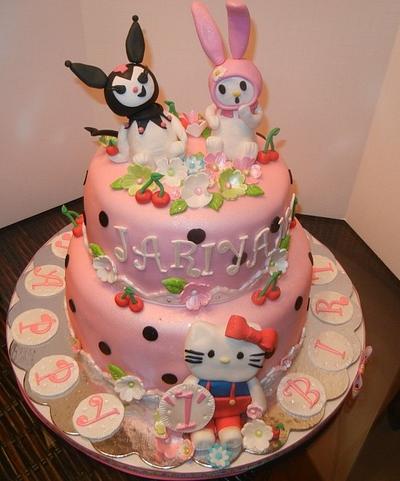 Hello Kitty & Kuromi Figures - Cake by Fun Fiesta Cakes  