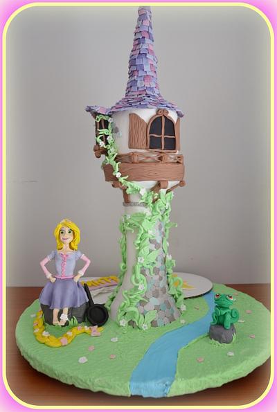 Rapunzel tangled - Cake by Konstantina - K & D's Sweet Creations