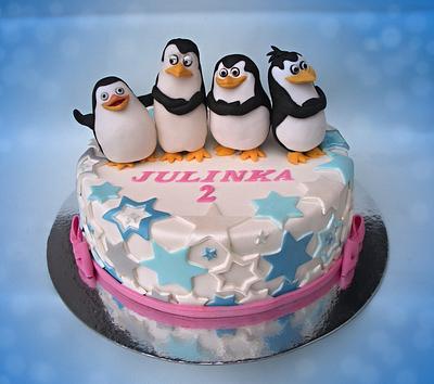 Penguins of Madagascar - Cake by Zuzana Bezakova