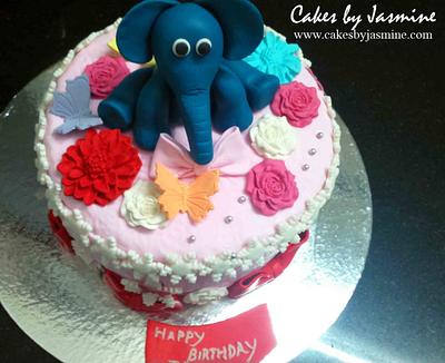 cute elephant cake - Cake by cakes by jasmine 