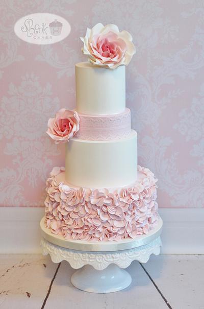 Vintage Wedding Cake! - Cake by Leila Shook - Shook Up Cakes