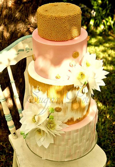 As every thread of gold is valuable, so is every moment in time.... - Cake by Priya Maclure
