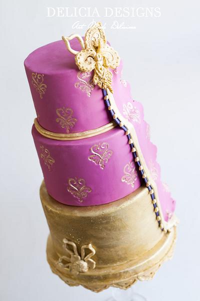 A Bollywood Wedding - Cake by Delicia Designs