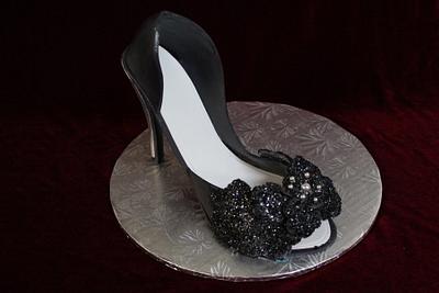 Black Stiletto - Cake by WhimsicalCharacters