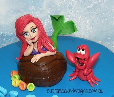 Little Mermaid Ariel Cake - Cake by Custom Cake Designs