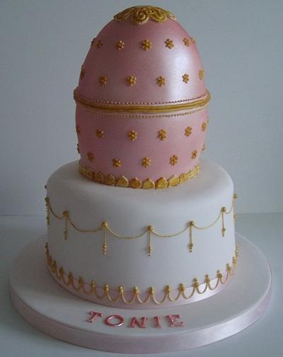 Faberge-inspired birthday cake - Cake by ClearlyCake