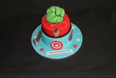 Avengers Cake - Cake by Sue