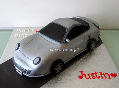 3D Porsche 911 Turbo - Cake by Violet - The Violet Cake Shop™
