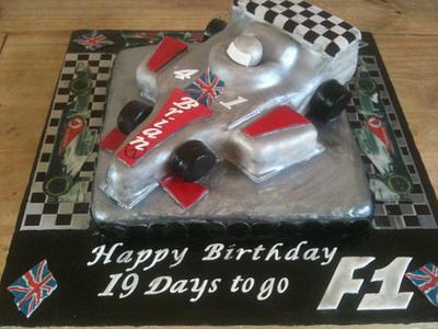 Formula One cake - Cake by Chantal Hellens