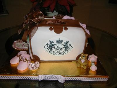 Juicy Couture Baby Diaper Bag - Cake by Fun Fiesta Cakes  