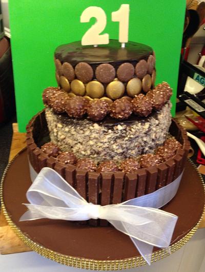 Chocolate choc and more - Cake by Kirstie's cakes