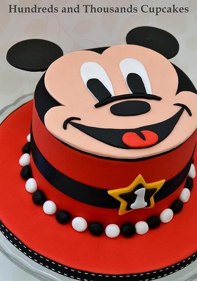 Mickey Mouse Cake - Cake by Hundreds and Thousands Cupcakes