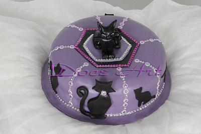 Black cat - Cake by Magda Martins - Doce Art