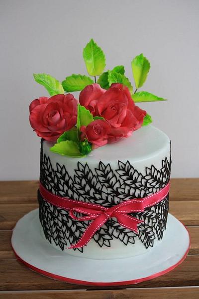 Roses for a friend ! - Cake by Bistra Dean 