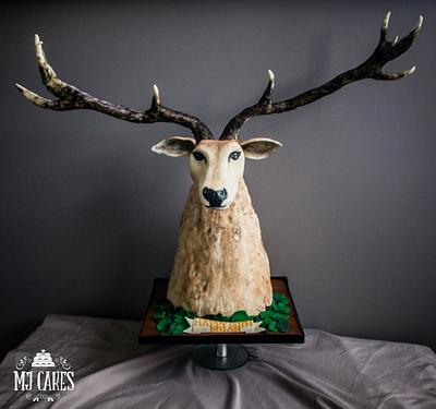 Stag head cake - Cake by melissa