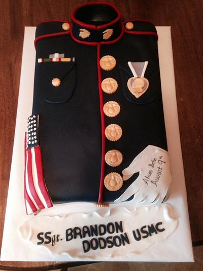 USMC Cake - Cake by Kathryn