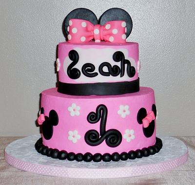 Leah is One !  - Cake by Pamela Sampson Cakes