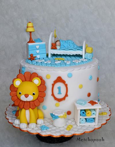 Marti`s 1st birthday - Cake by Silvia