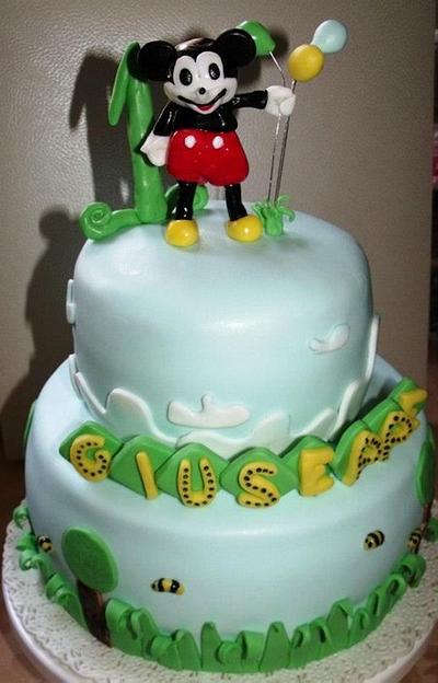 mickey mouse birthday cake - Cake by Monika Farkas